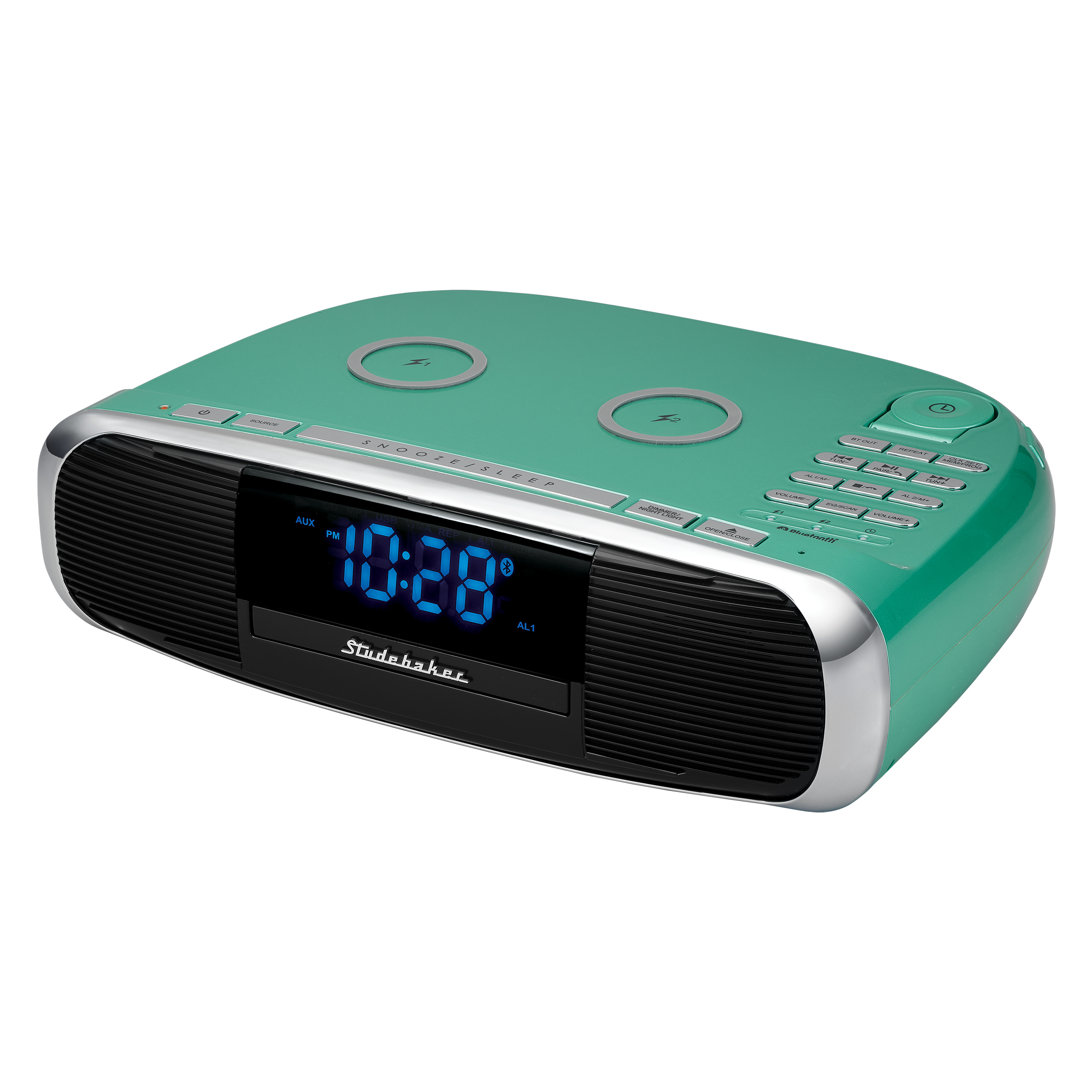 Digital Electric Tabletop Clock with Alarm Studebaker