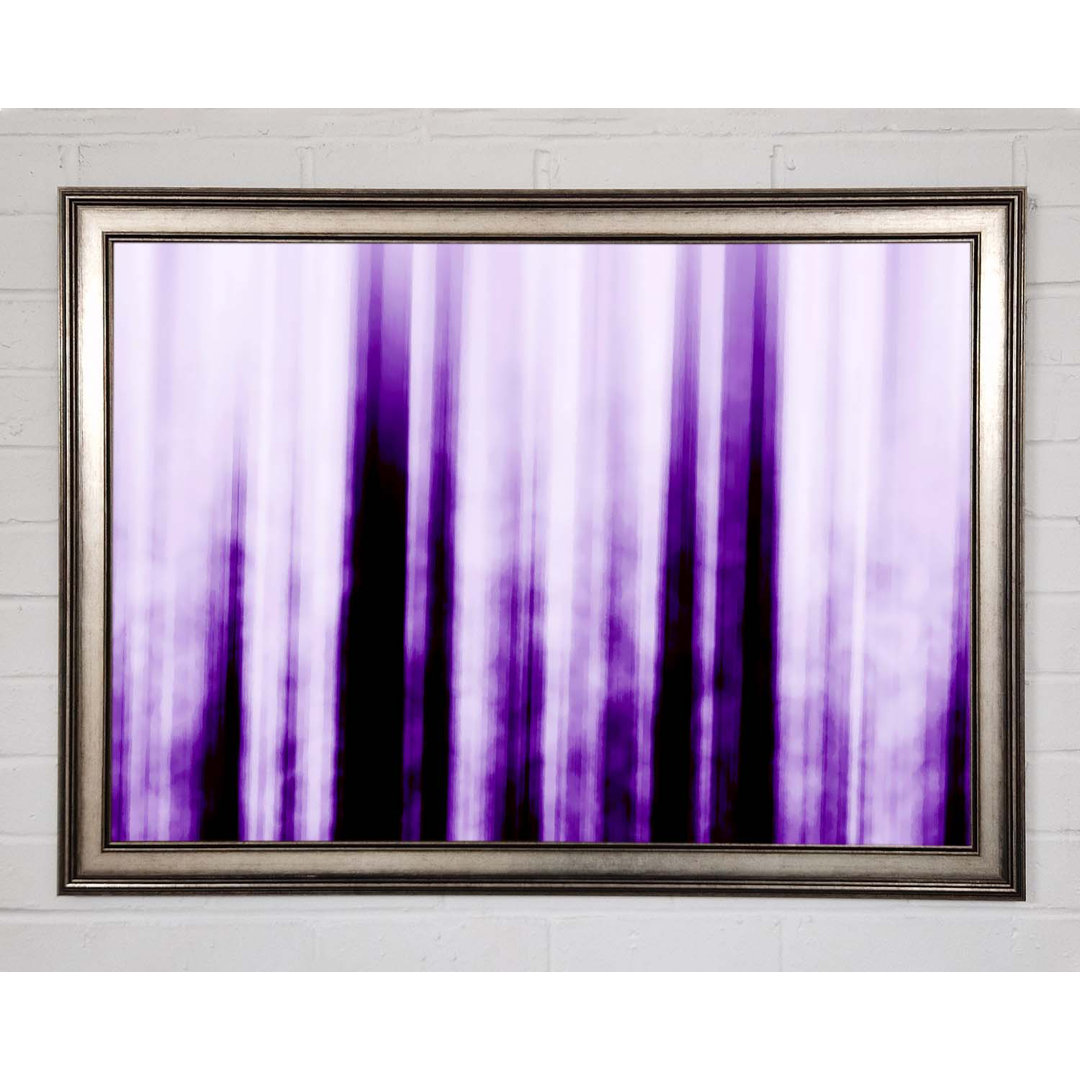 Gerahmtes Leinwandbild Purple Dream