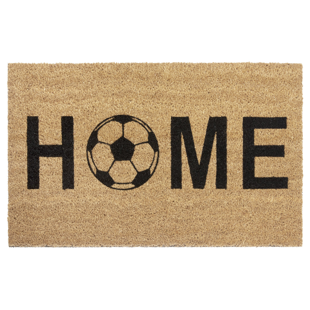 Mix Mats Coconut Home Soccer Doormat