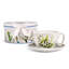 Tasse à thé et soucoupe en porcelaine Cortavion
