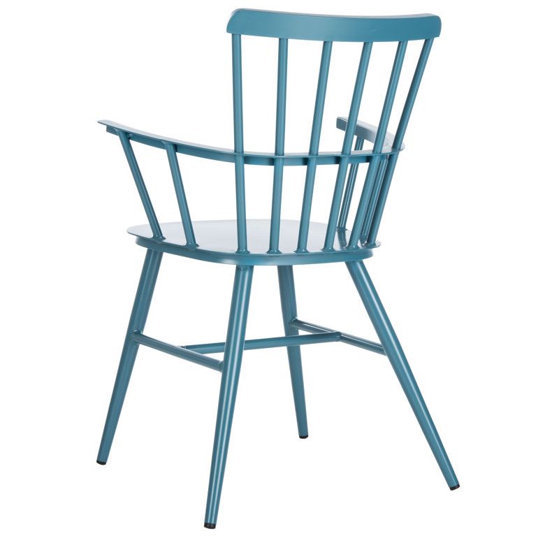 Clifton Outdoor Dining Side Chair, Matte Navy Blue
