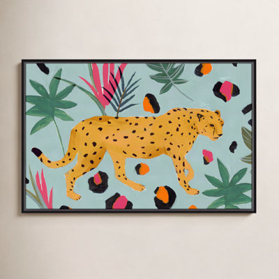 Nyles "Walking Cheetah II" Painting by Isabelle Z