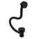 Inset Bath Push Button Waste - Chrome