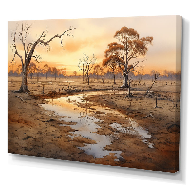 Paysage australien australien VI - Australie, art mural, Toile tendue, H 12 po x l 20 po x P 1 po
