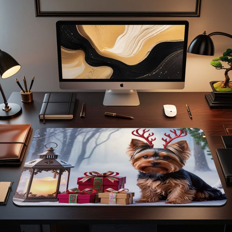 Polyester Desk Pad, 31.5x15.5