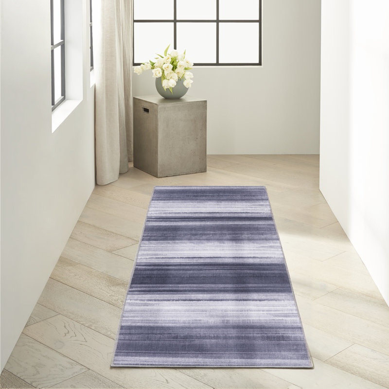 Striped Area Rug, Runner 66 x 229cm