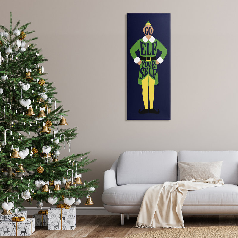 Art mural sur toile Sassy Go Elf Yourself par Jedco Brands, Inc., H 48 po x l 20 po
