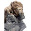 Lion Pouncing Figurine