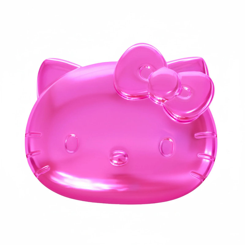 Miroir compact Hello Kitty Kawaii avec finition spéciale, éclairage DEL ultra lumineux, miroir grossissant double avec luminosité réglable, miroir de maquillage de voyage à capteur tactile