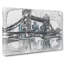 London Bridge in Abstract - Wrapped Canvas-55311735