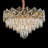 Regalia 13-Light Crystal Chandelier - Gold