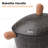 DEORS Titanium-Rock Nonstick Coating (6qt,10.2") Dutch Oven Casserole with Lid, Bionic Turtle Design Stockpot, PFAS & PFOA Free, Dishwasher Safe, Slow Cooking Pot
