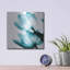 Art mural en métal Ebern Designs «Translucent Tulips II Teal» par Debra Van Swearingen-765057049
