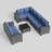 7 - Person Outdoor Rattan Sectional Seating Group With Cushions-101984278-101984283