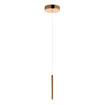 Luminaire suspendu cylindrique à DEL 1 lumière Addysun