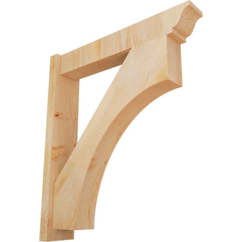 Persienne en bois Westlake, Sapin Douglas de 6 po (sciage brut), P 30 po x H 34 po