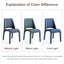 Chaise d'appoint rembourrée en cuir avec siège rembourré et siège en cuir Saddle-239064483