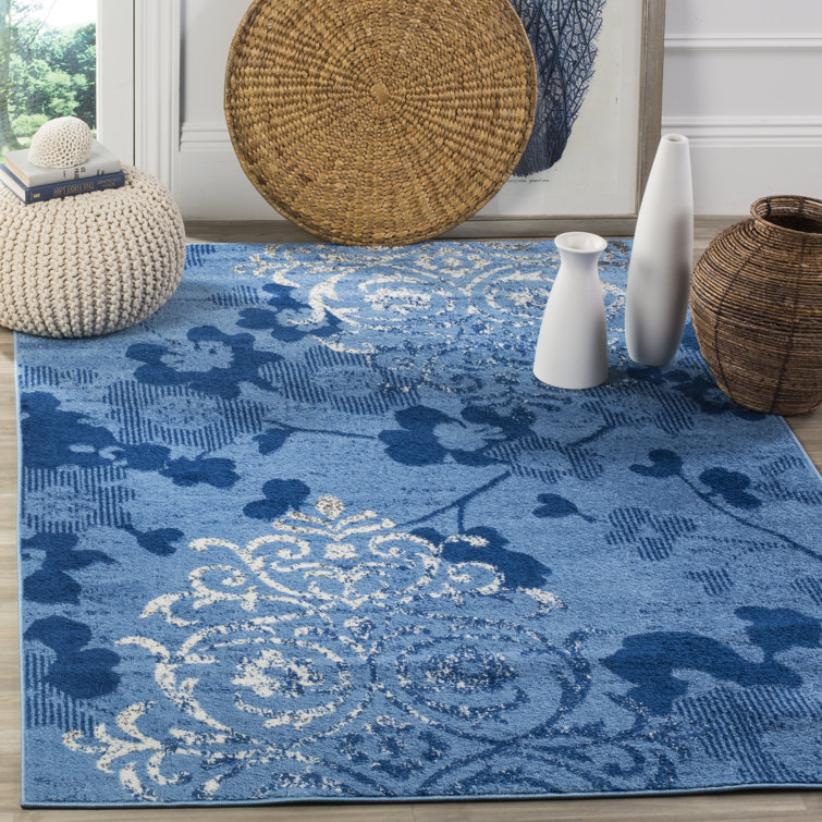 Issleib Floral Hand Woven Area Rug