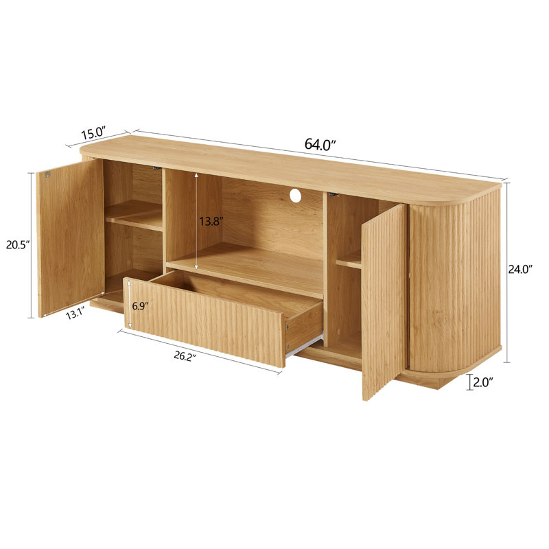 Bachman 7-pieces Extenable Dining Table Set with Bench, Chair and Sideboard