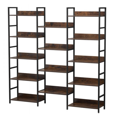 176cm H x 176cm W Metal Bookcase