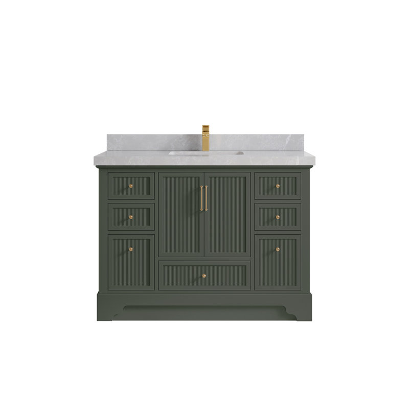 Ensemble de meuble-lavabo simple 48 po avec plateau Alys