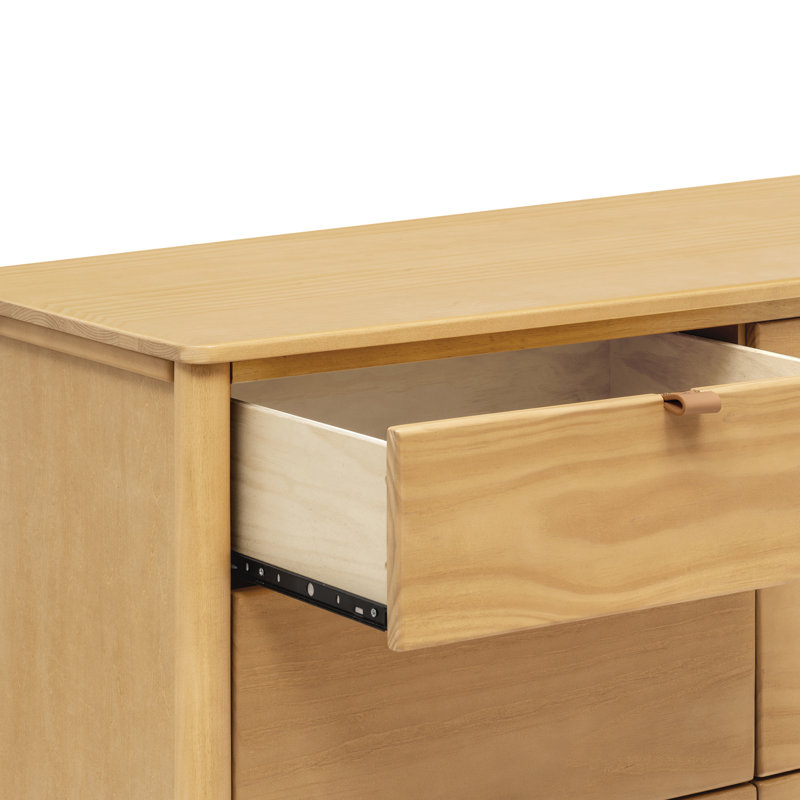 Bondi 6 Drawer Double Dresser, Honey