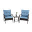 Ensemble de patio 3 pièces avec table basse et coussin moelleux-1123472833