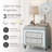Anson 3-Drawer Nightstand With Led Light