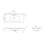Modern Rectangular Bathroom Sink, Easy-Clean Durable Surface-237918705