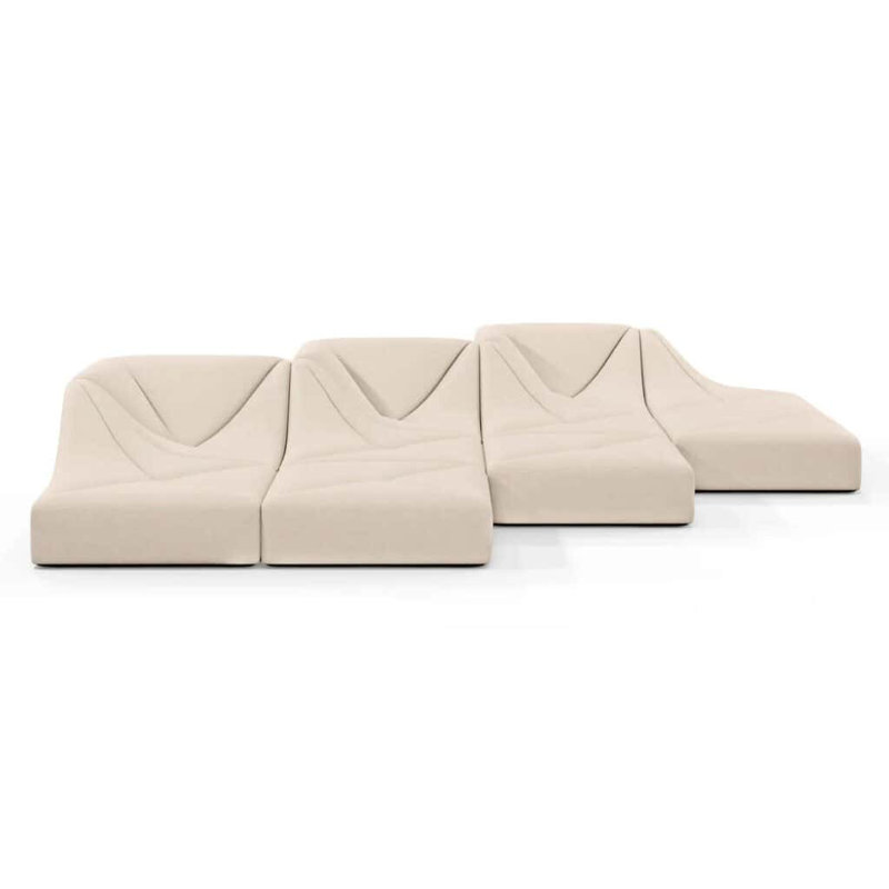 Organic Sculptural Modular Sectional Sofa