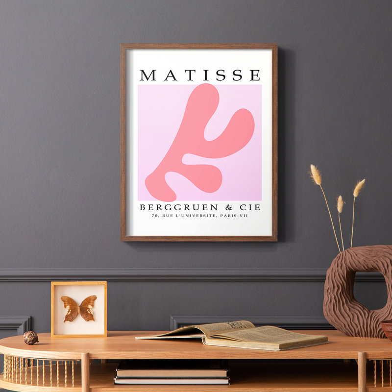 Matisse CECL III, reproduction encadrée - bois massif, Brun, H 14 po x l 11 po