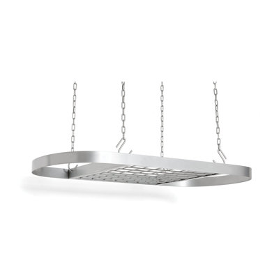 Stainless Steel Oval Hanging Pot Rack