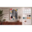 Zebra in Motion Eclectic - Wrapped Canvas-178475882-178475891