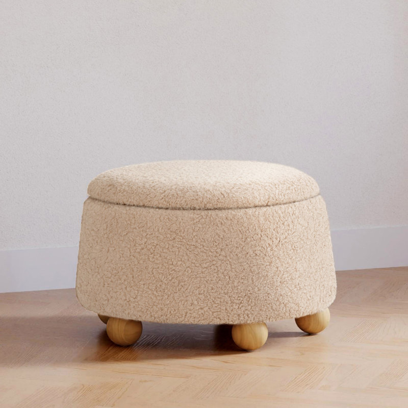 Tuffet Ottoman, Chai Shearling