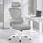 Lidwien Ergonomic Breathable Mesh Office Chair with Adjustable Headrest and Flip-Up Arms-1520244775
