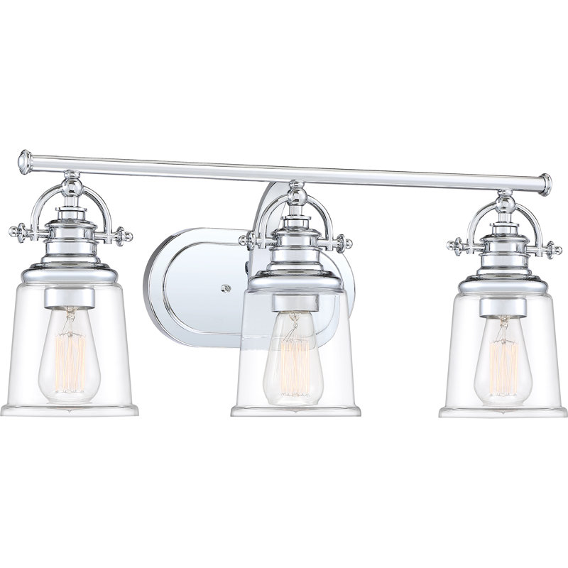 Chelles Grant 3-Light Polished Chrome Vanity Light