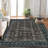 Area Rugs Vintage Floral Area Rug Washable, Low Pile, Non-Slip, mark Resistant Carpet for Living Room, Bedroom, Dining Room, Home Office-1762976374-1762976375