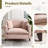 Aldora 47'' W Oversized Armchair Accent Chair Deep Seat Single Sofa Accent Chair with Waist Pillow-2146707227