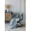 Mavine  Decorative Throw Blanket with modern farmhouse Style, Recycled Cotton