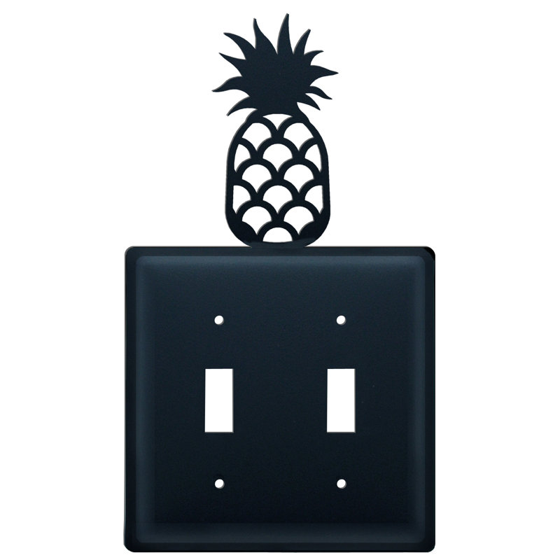 Pineapple 2-Gang Toggle Light Switch Wall Plate