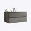 Meuble-lavabo mural gris de 36 po avec lavabo en céramique et trois trous de robinet, grand meuble-lavabo flottant de rangement pour salle de bain moderne, pré-assemblé-1553172753-1553172781