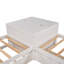 Lit plateforme en L 117,6 "avec lit gigogne et tiroirs, lié avec bureau intégré, simple-1650688103