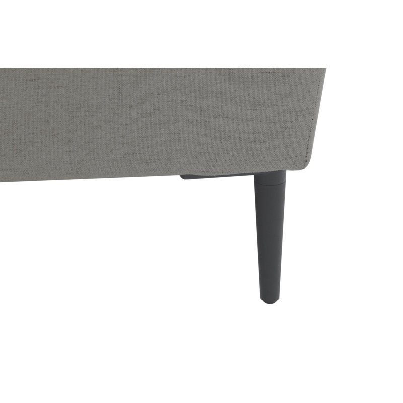 Jovany Velvet Armchair, Grey