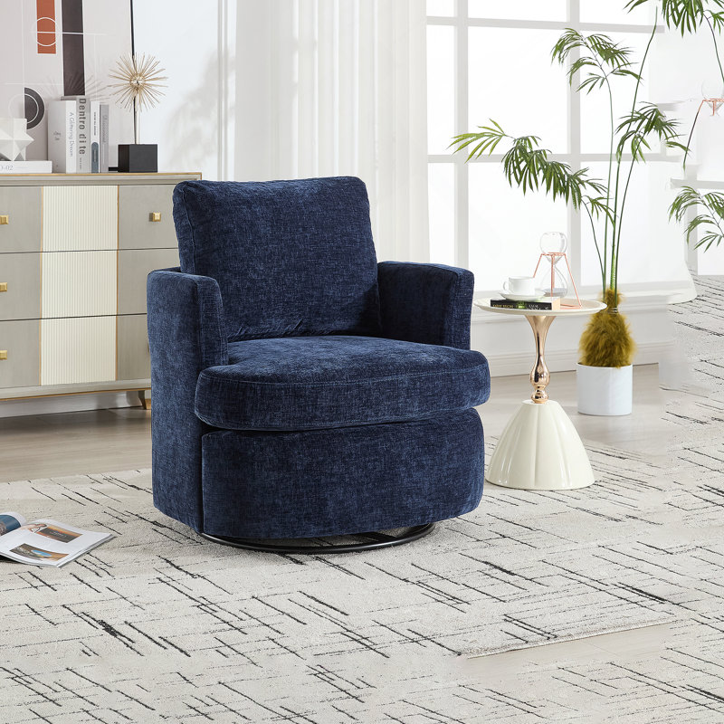 Chaise pivotante, Bleu