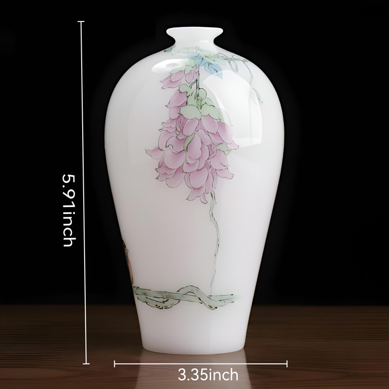 Vase minimaliste en porcelaine de Chine