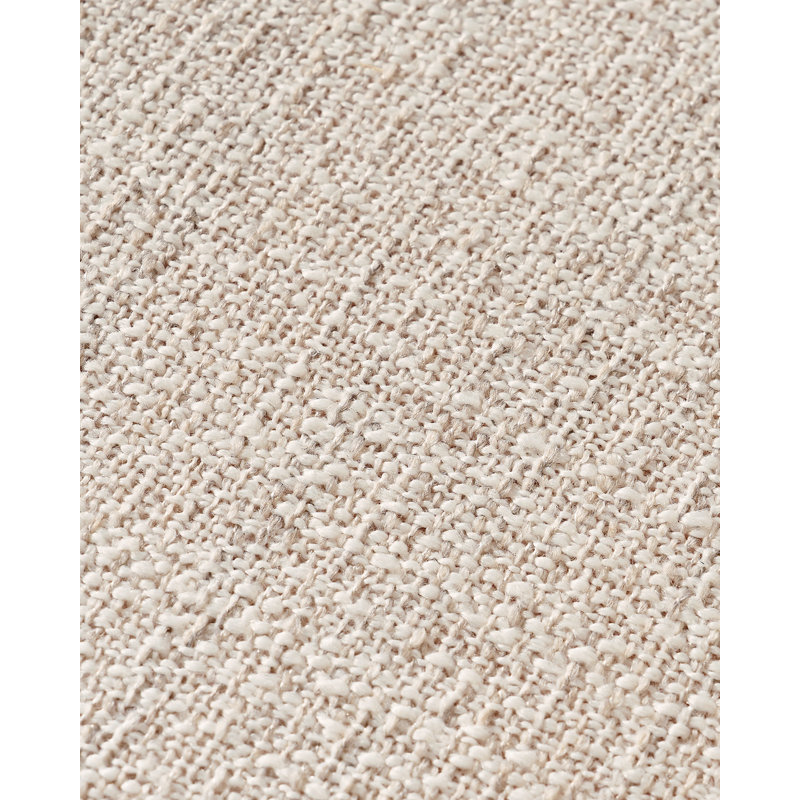 Upholstered Fabric Armchair, White