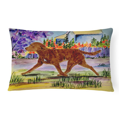 Coussin décoratif intérieur/extérieur chesapeake bay retriever