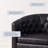 Zeniyah 28.25 Wide Faux Leather Barrel Chair-858419821
