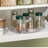 iDesign Linus Porcelain Plastic Stainless Steel Lazy Susan Serving Dish