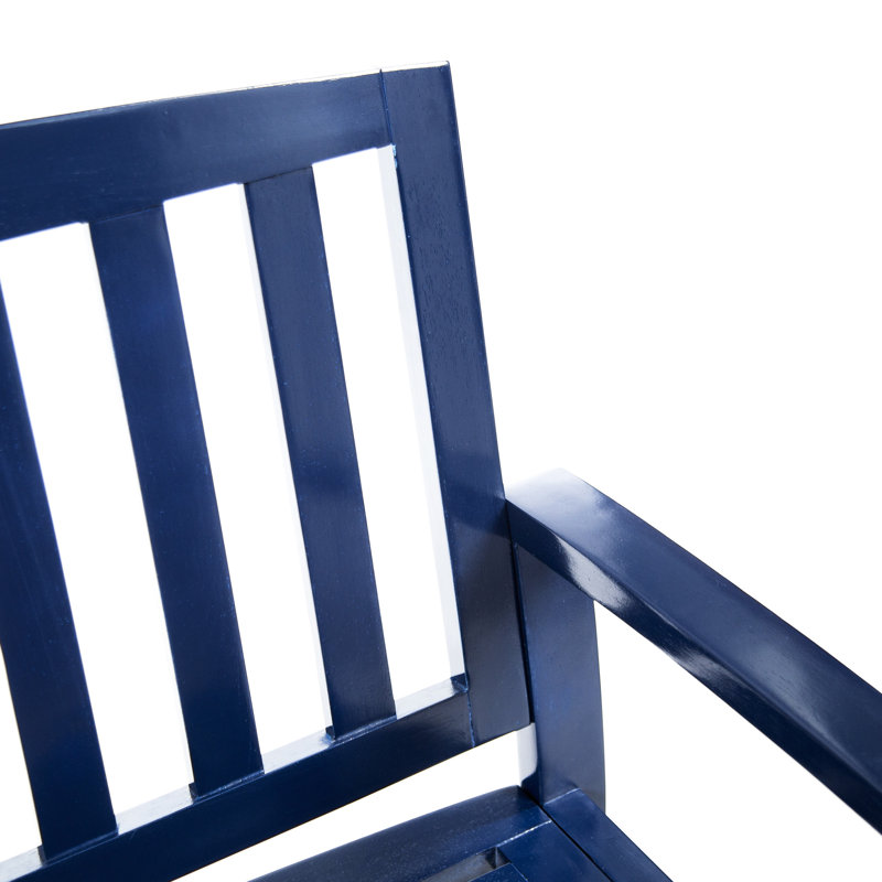 Banc en bois bleu marine pour diverses utilisations intérieures et extérieures afin de répondre à diverses exigences